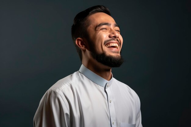 Photo of a smilling man