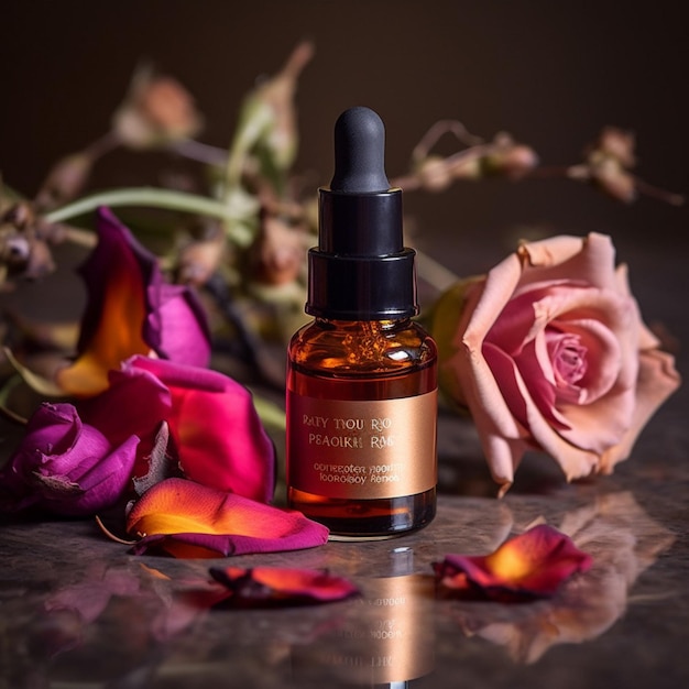 Photo of smoothing rosehip oil face serum