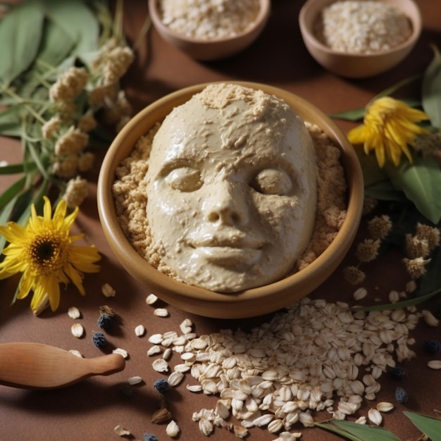 Photo of Soothing oatmeal face mask