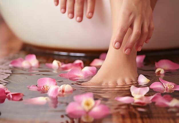 Photo photo of spa pedicure treatment