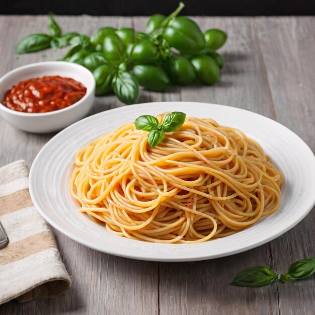 Photo of spaghetti on a plate