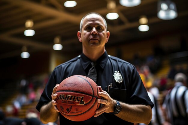 Photo a sport referee