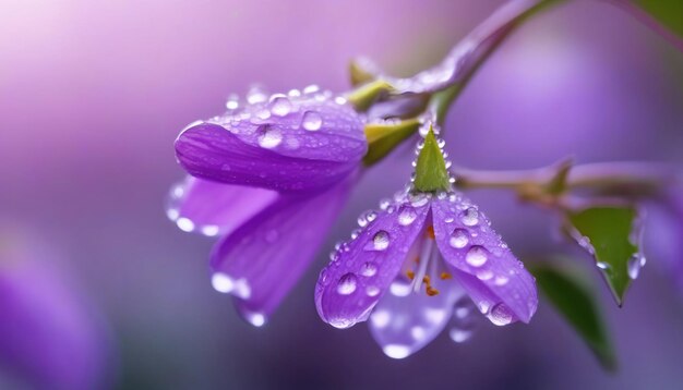 Photo spring crocus flower