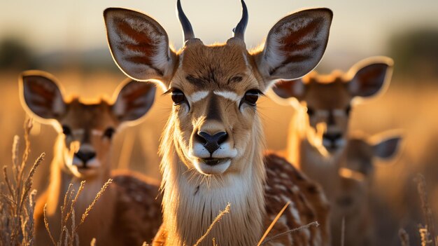 Photo photo stag grazes in winter forest tranquil beauty generated by ai