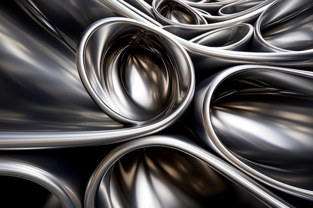 Photo photo stainless steel tubes