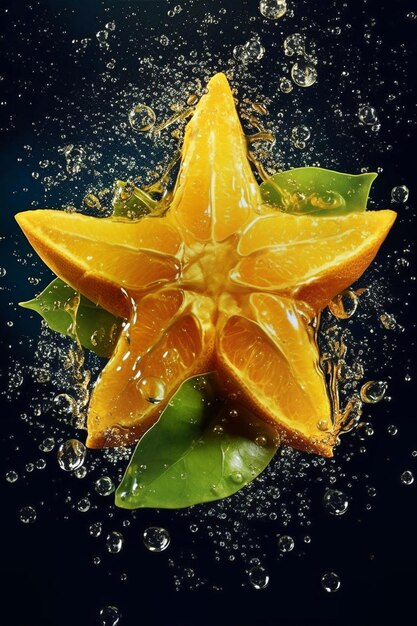 a photo of starfruit