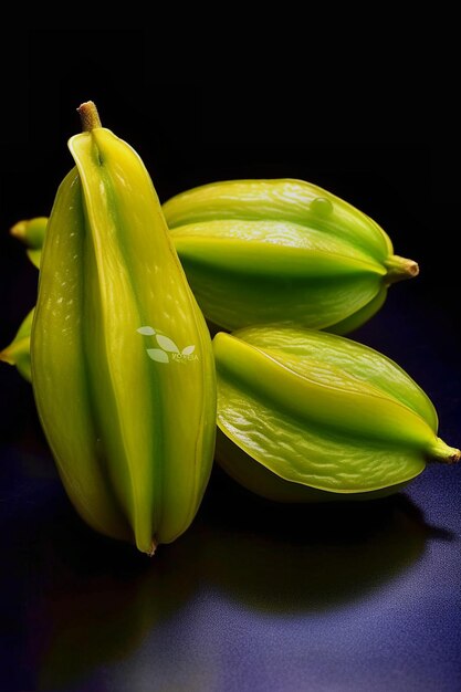 a photo of starfruit