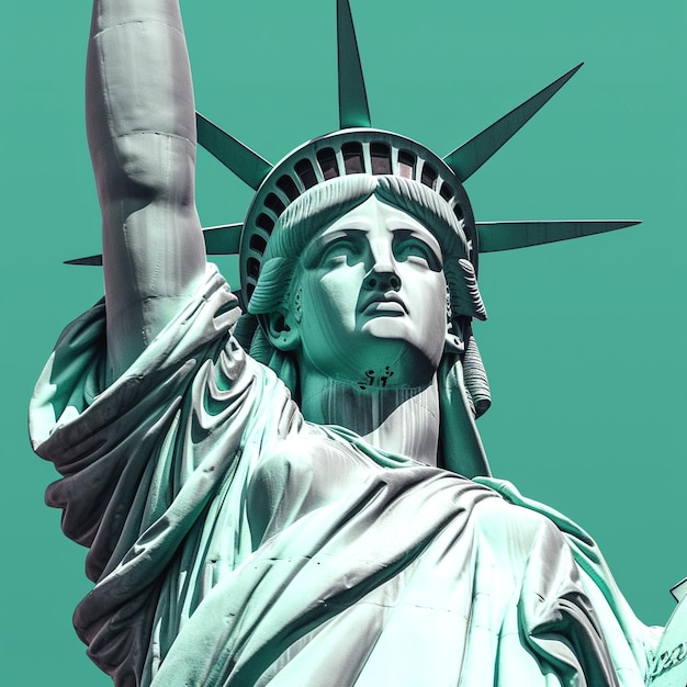 a photo of statue of liberty