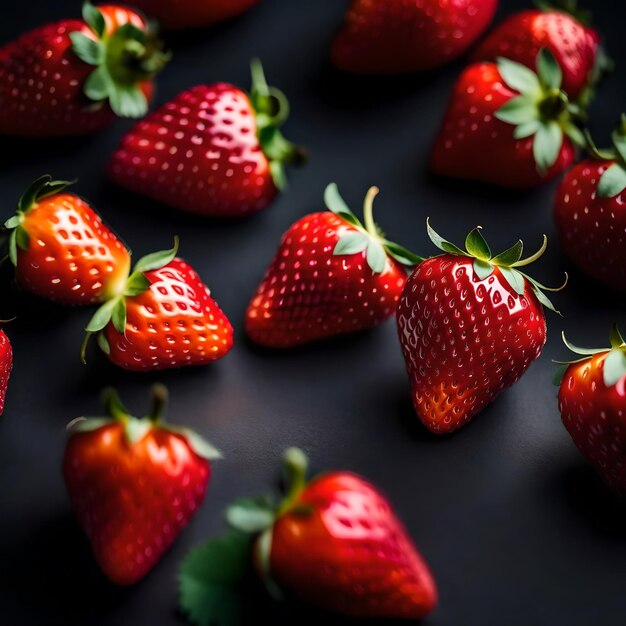 Photo photo of strawberry fruit