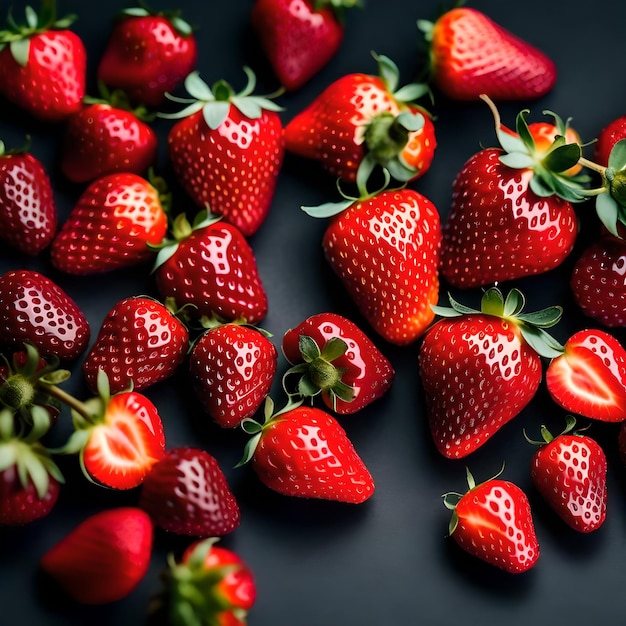 딸기 과일 의 사진