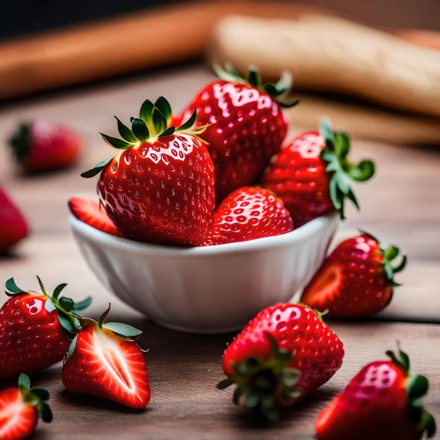 Photo photo of strawberry fruit
