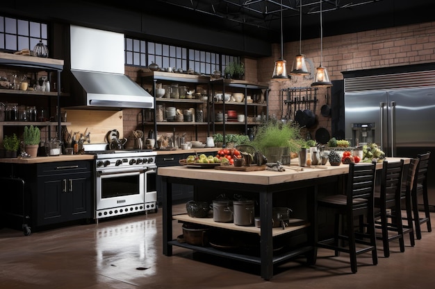 photo studio shoot in the kitchen room professional advertising food photography