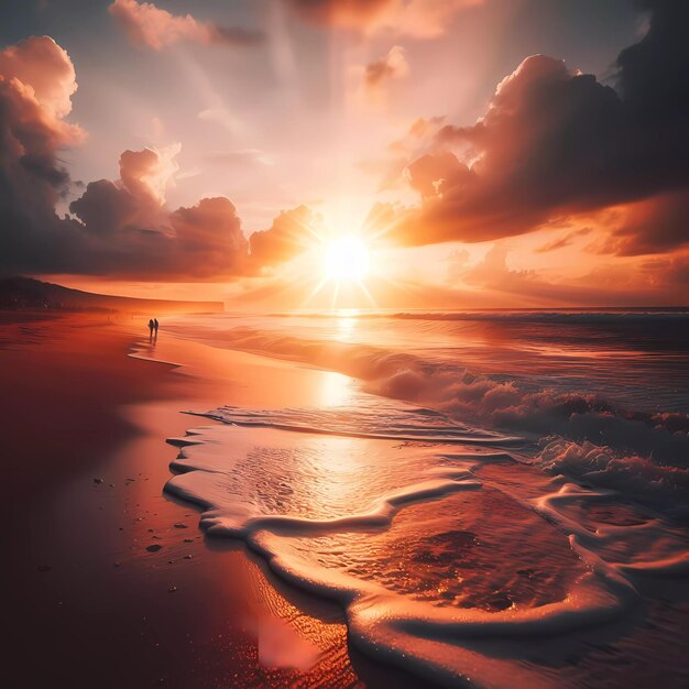 Photo of Sunrise Tranquility on the Beach