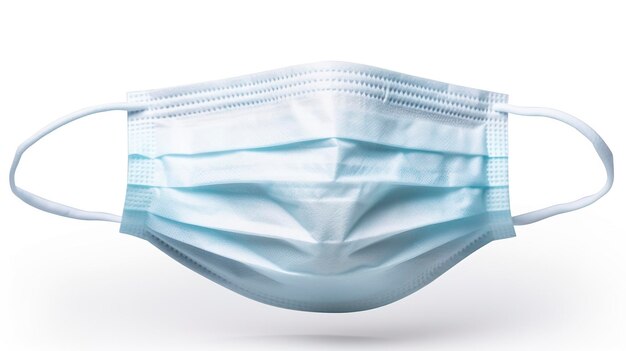 A photo of a surgical mask full length photo