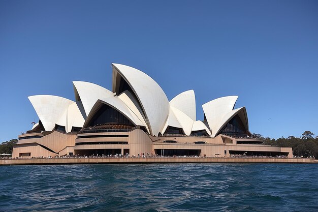 Photo photo of sydney opera house from mrs macquaries chair