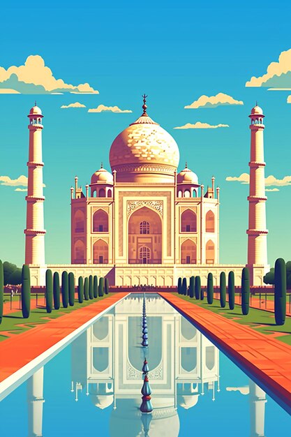 a photo of taj mahal