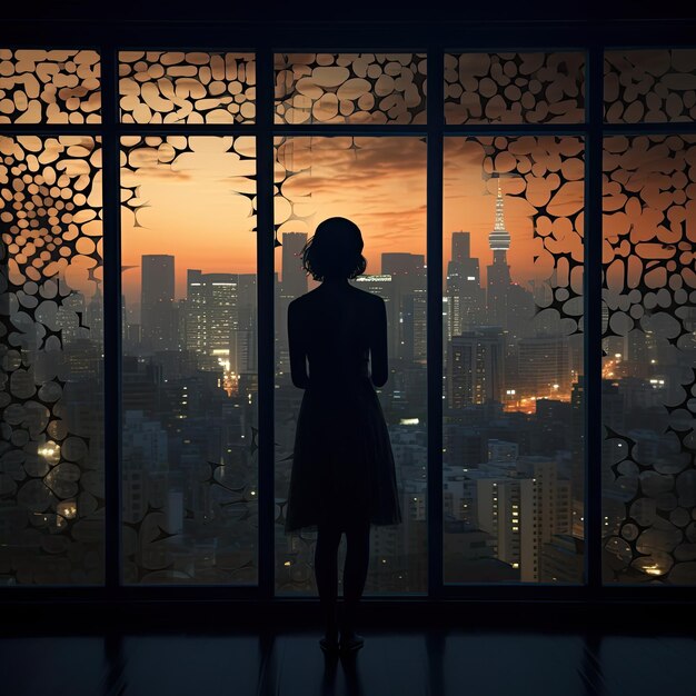 Photo of Tokyo silhouette