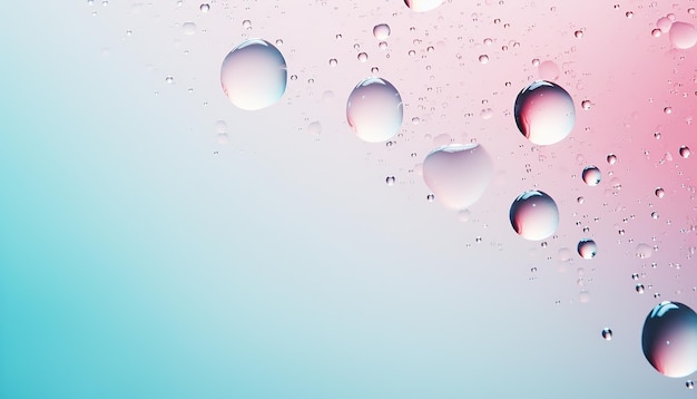 写真 透明なアブストラクト 異なる泡の質感