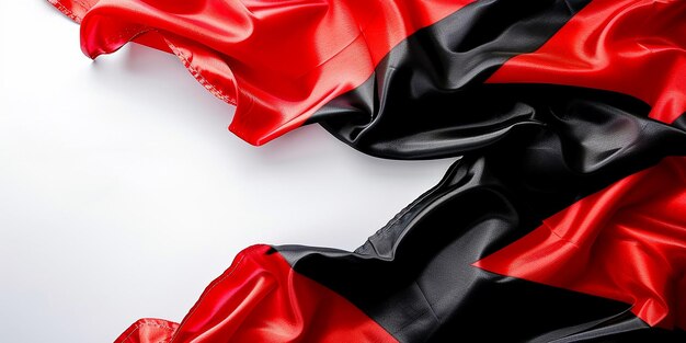 Photo of Trinidad and Tobago Flag on White Background