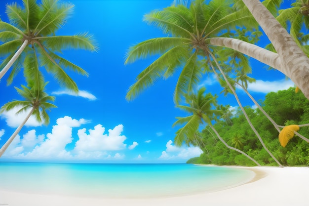 фото тропический пляж