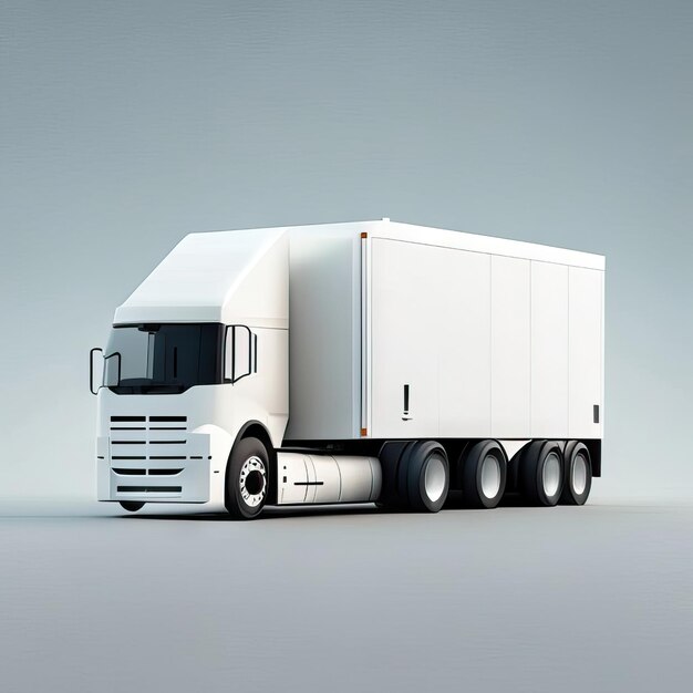 Photo photo of truck minimalist illustratio