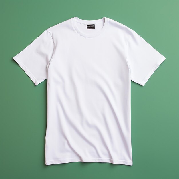 Photo photo of tshirt isolated on color background