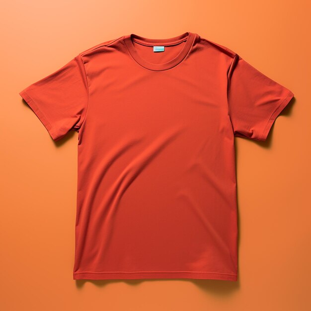 Photo photo of tshirt isolated on color background