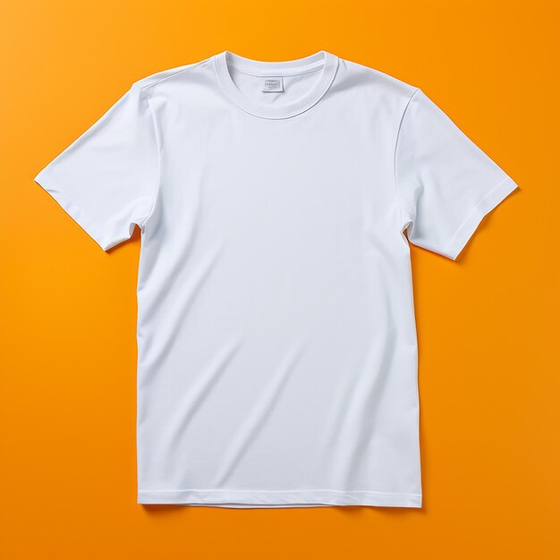 Photo photo of tshirt isolated on color background