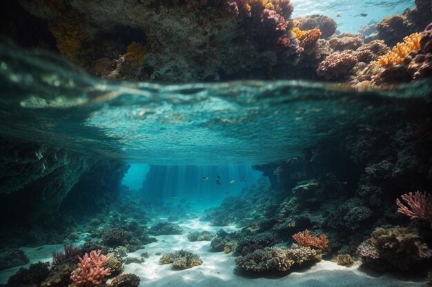 Photo underwater environment