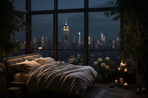 Photo of urban utopia modern bedroom views