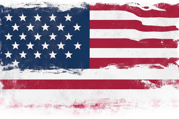 Photo photo of an usa flag with abstract grunge background