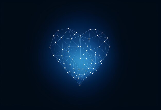 Photo photo of valentine heart background design