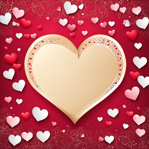 Photo vector lovely happy valentines day background