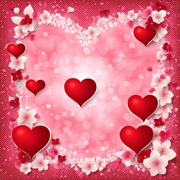 Photo vector lovely happy valentines day background