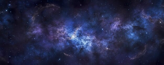 Premium AI Image | a photo of very dark starry night space taken from ...