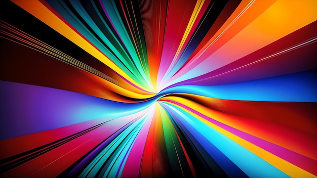 Photo of a vibrant and abstract background with captivating lines and curves