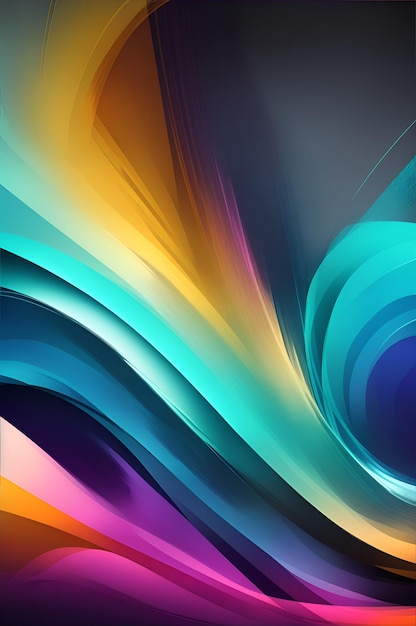 Photo of a vibrant and colorful abstract background