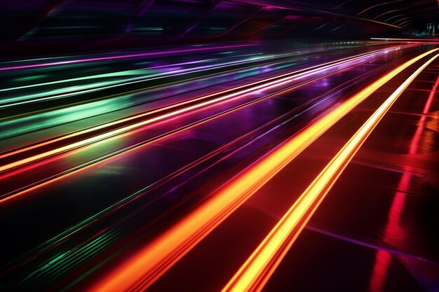 Photo of Vibrant Velocity neon line photo ar c