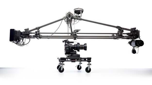 A photo of a video camera crane