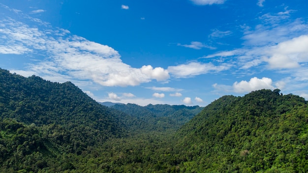 Photo of the view of the Bukit Barisan in the Aceh Besar district of Aceh Indonesia