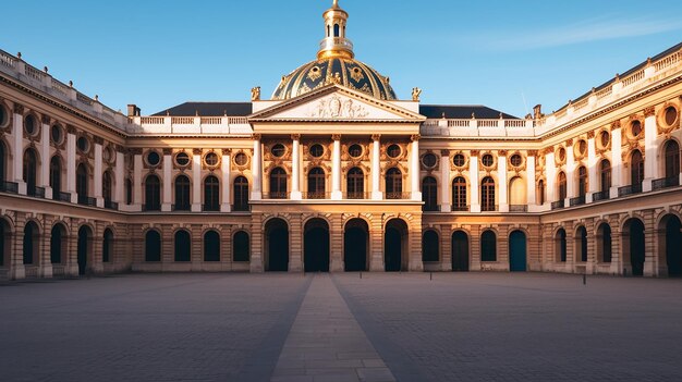 Photo view of capitole or city hall is the municipal administration of the toulouse city in france