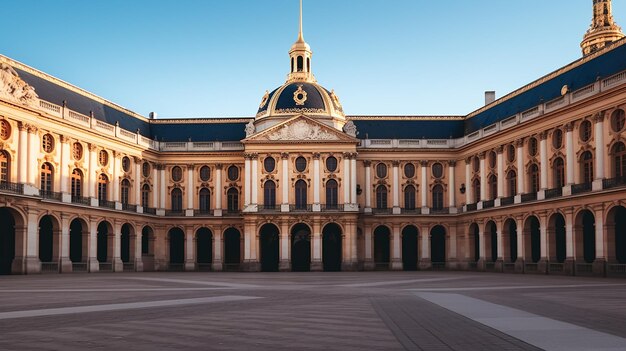 Photo view of capitole or city hall is the municipal administration of the toulouse city in france