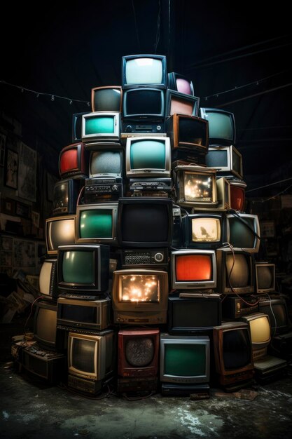 Photo photo of vintage televisions