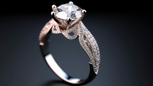 A photo of a vintageinspired cocktail ring