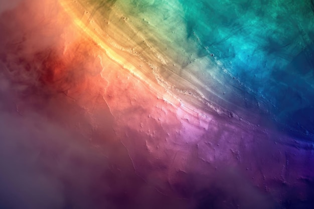 見えるスペクトルと見えないスペクトルの写真 虹と赤外線