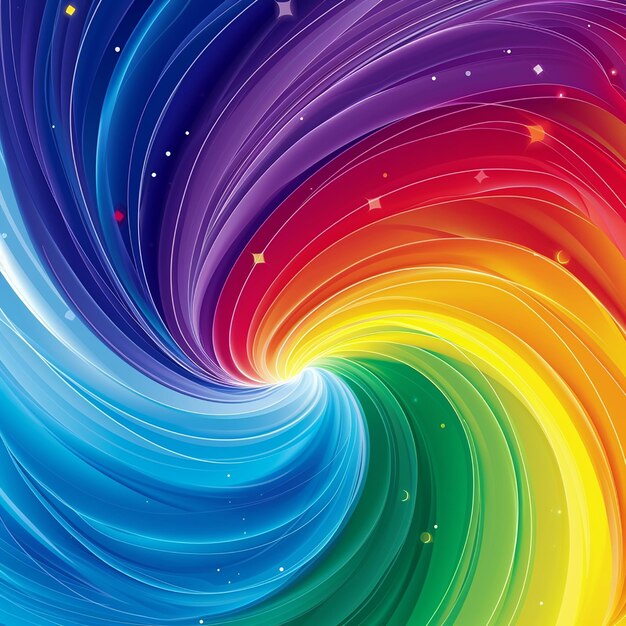 Photo photo of vivid blurred colorful rainbow wallpaper background designs