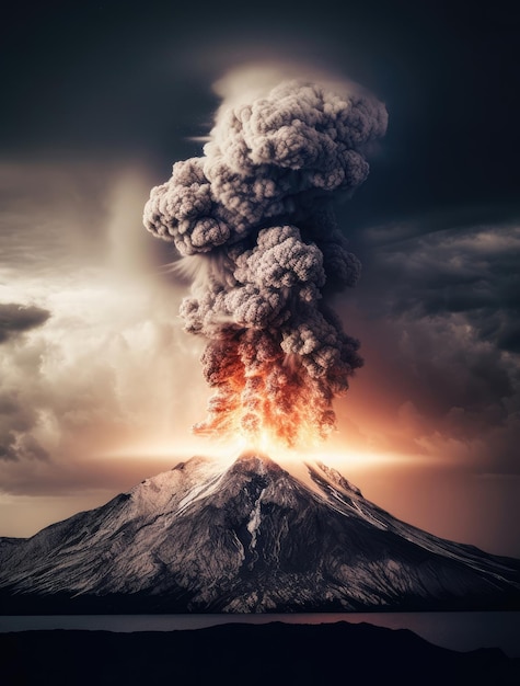 Photo of the volcanic eruption Fagradalsfjall