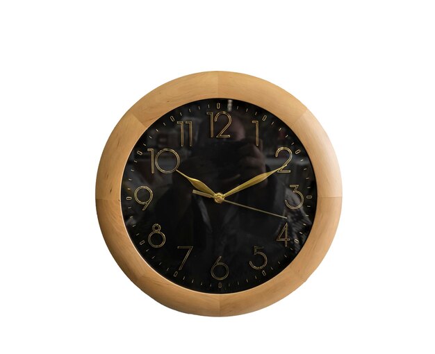 Photo photo wall clock isolate