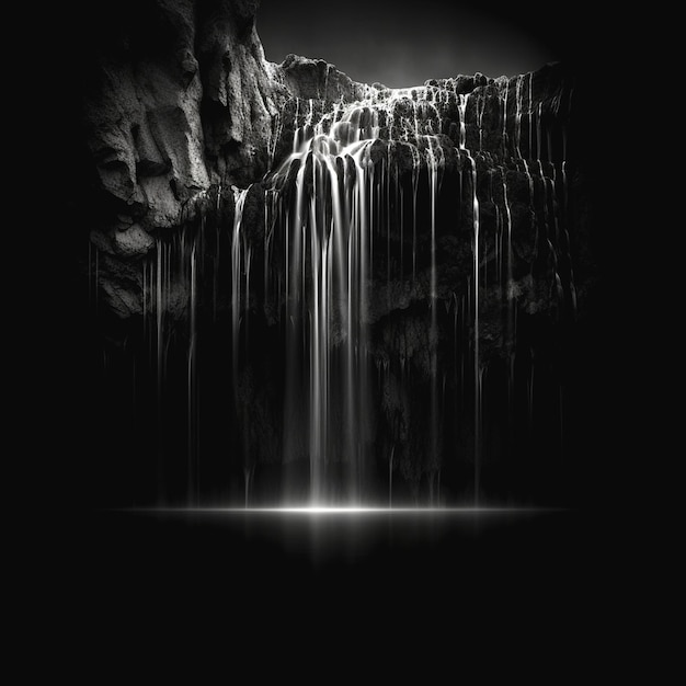 Photo photo of waterfall