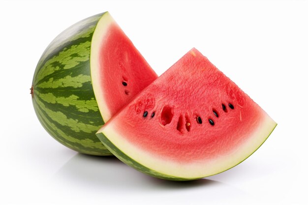 Photo photo watermelon isolated on white clipping path